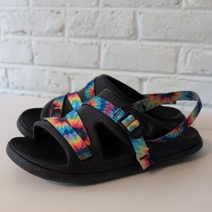 Chaco Kids Sandals with Vibrant Tie-Dye Straps